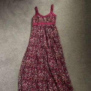 Calvin Klein floral maxi dress S